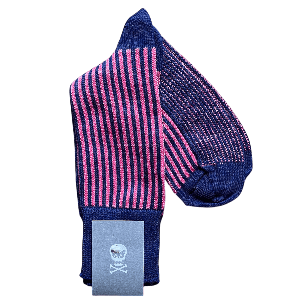 Regent - Cotton Socks - Vertical Stripes - Regent Tailoring Salisbury