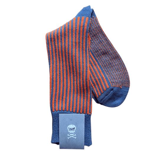 Regent - Cotton Socks - Vertical Stripes - Regent Tailoring Salisbury