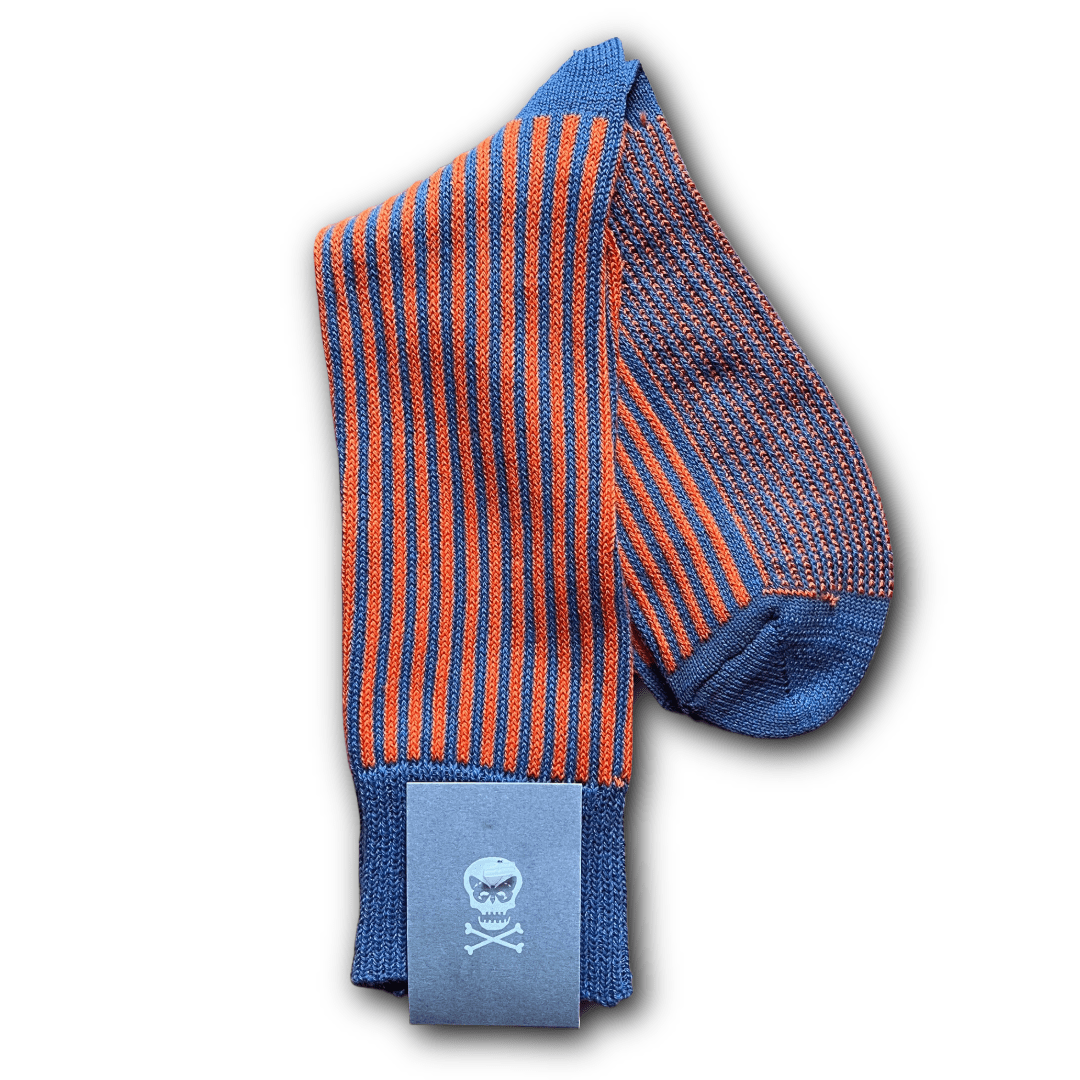 Regent - Cotton Socks - Vertical Stripes - Regent Tailoring Salisbury