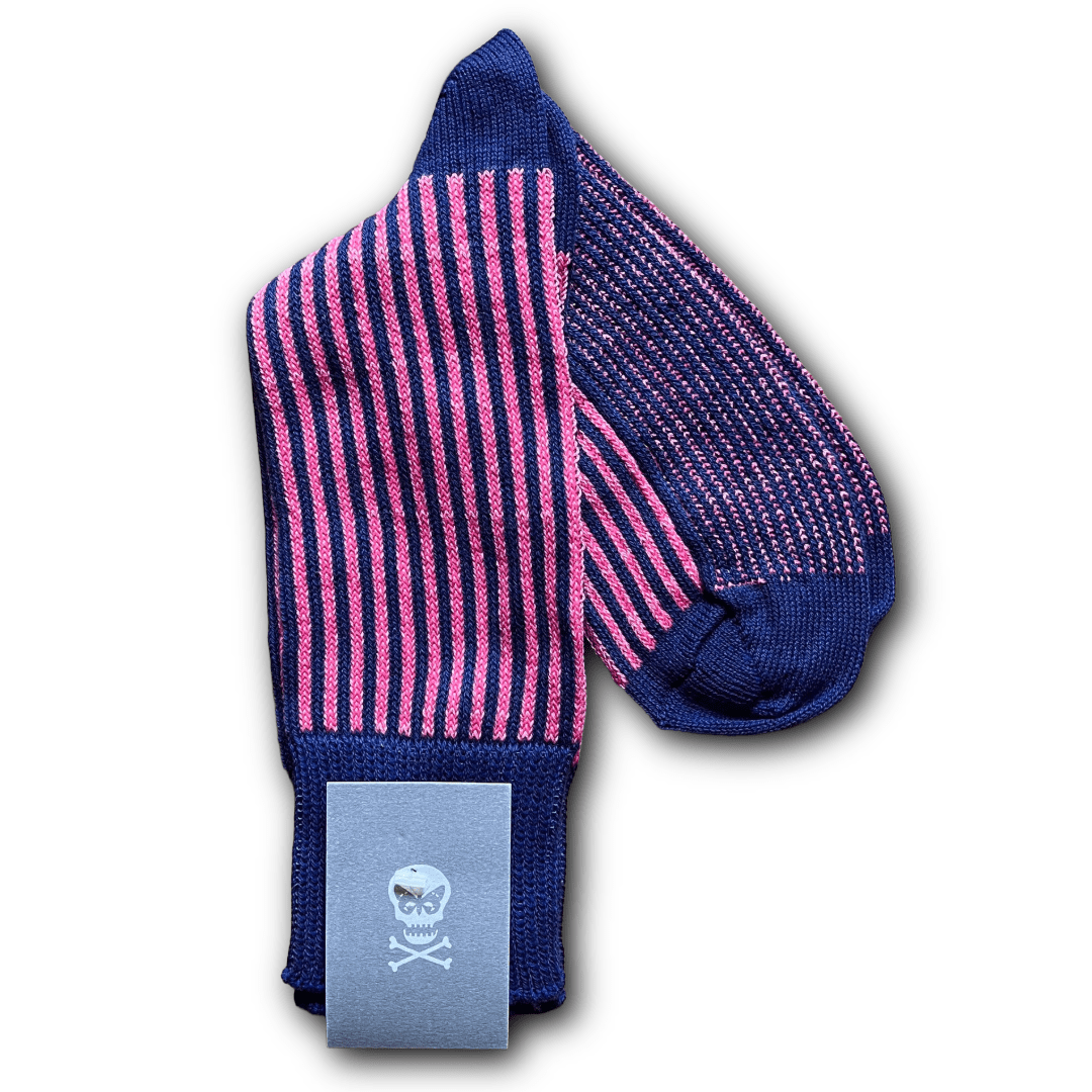 Regent - Cotton Socks - Vertical Stripes - Regent Tailoring Salisbury