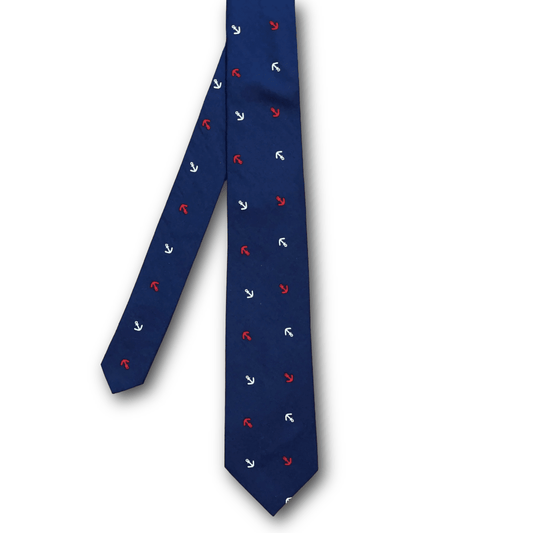 Regent - Cotton Tie - Anchors - Regent TailoringRegent