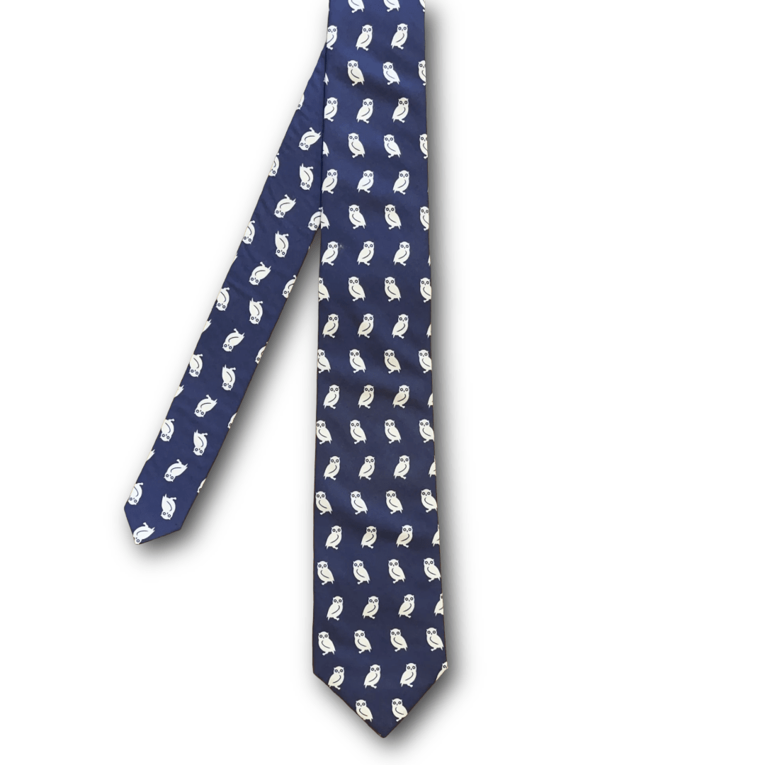 Regent - Cotton Tie - Owls - Regent TailoringRegent