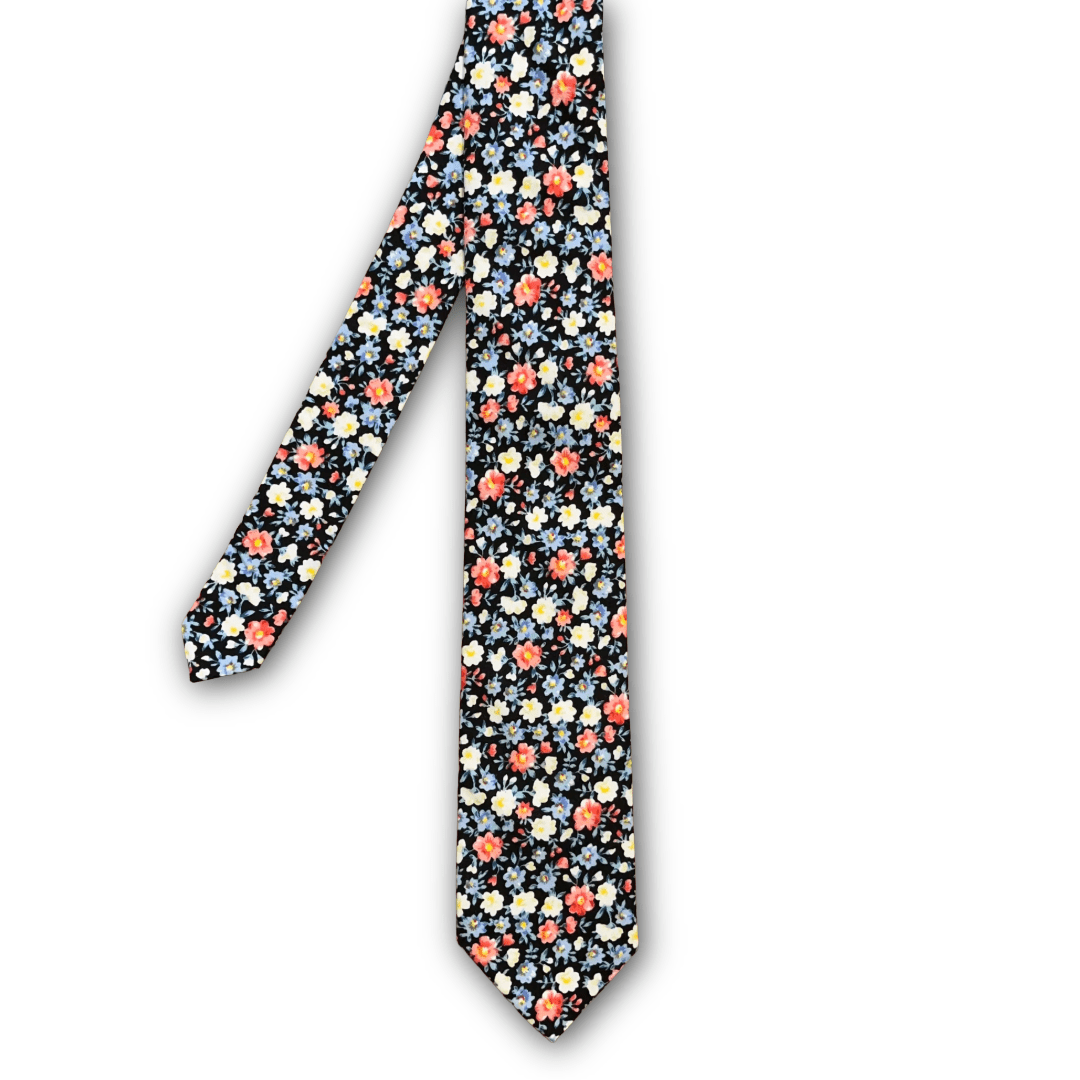Regent - Cotton Tie - Spring Flowers - Regent TailoringRegent
