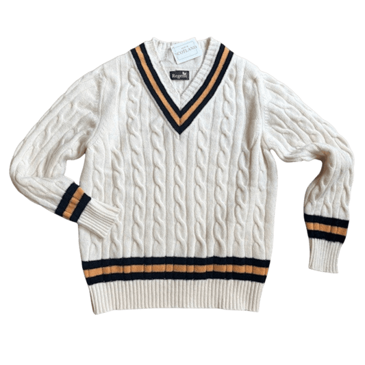 Regent - Cricket Jumper - Gold & Black - Regent Tailoring Salisbury