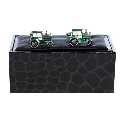 Regent - Cufflinks - Green Tractors - Regent Tailoring Salisbury