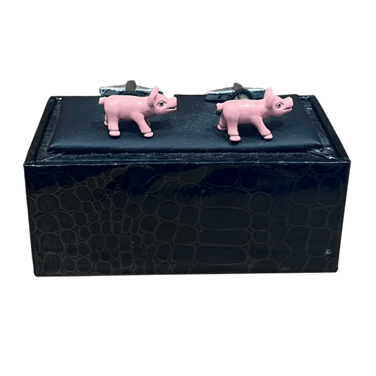 Regent - Cufflinks - Pigs - Regent Tailoring Salisbury