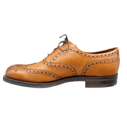 Regent - 'Denman II' Oxford Brogue - Almond Grain Leather - Regent Tailoring Salisbury