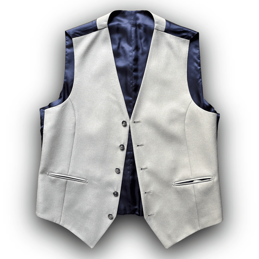 Regent - Dove Waistcoat – Grey Wool - Regent Tailoring Salisbury