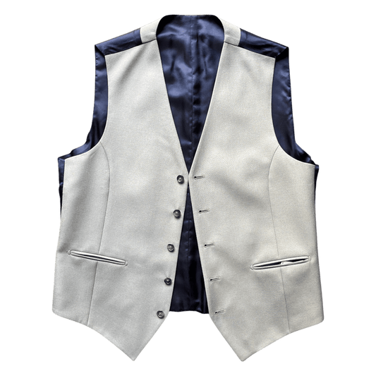 Regent - Dove Waistcoat – Grey Wool - Regent Tailoring Salisbury