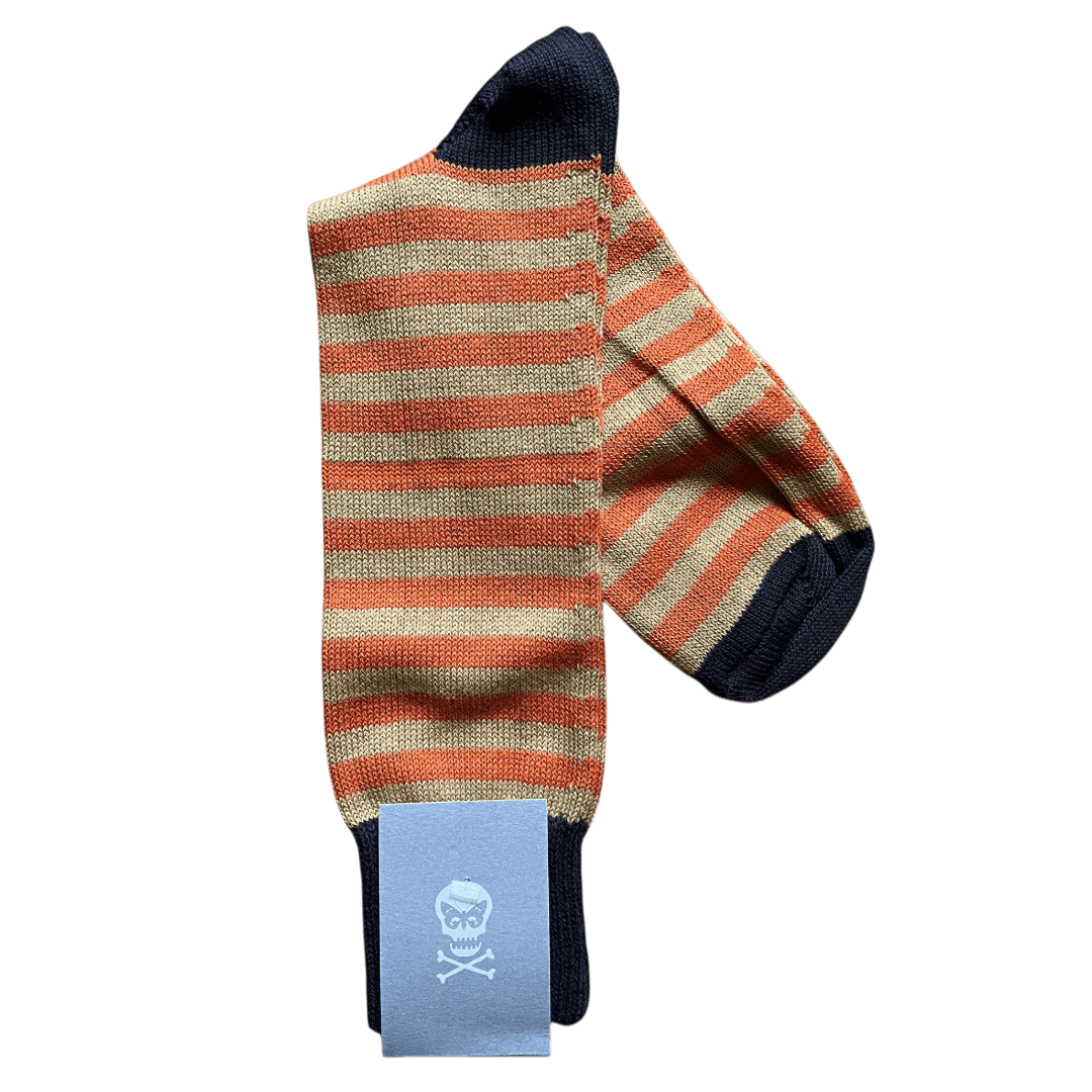 Regent - Fine Cotton Socks - Heel & Toe with Hoops - Regent Tailoring Salisbury