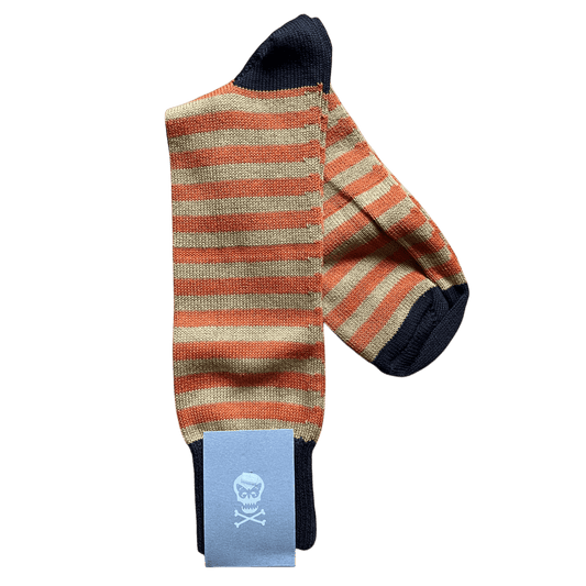 Regent - Fine Cotton Socks - Heel & Toe with Hoops - Regent Tailoring Salisbury