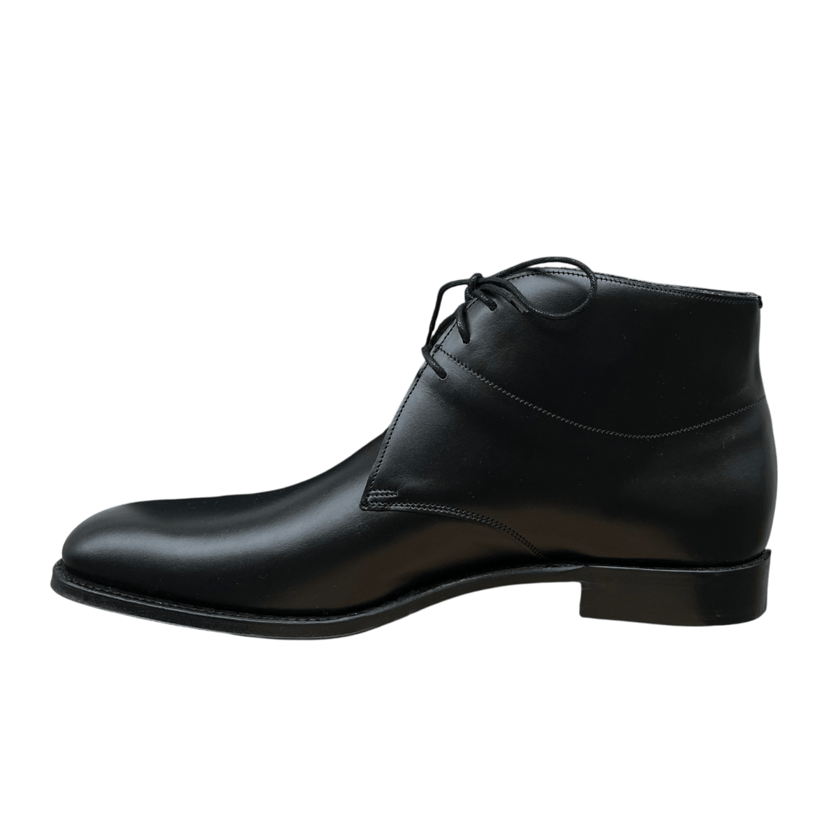 Regent - 'Frank George' Chukka Boot - Black Calf Leather - Regent Tailoring Salisbury