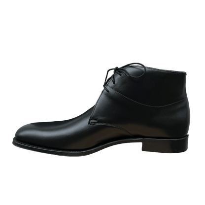 Regent - 'Frank George' Chukka Boot - Black Calf Leather - Regent Tailoring Salisbury