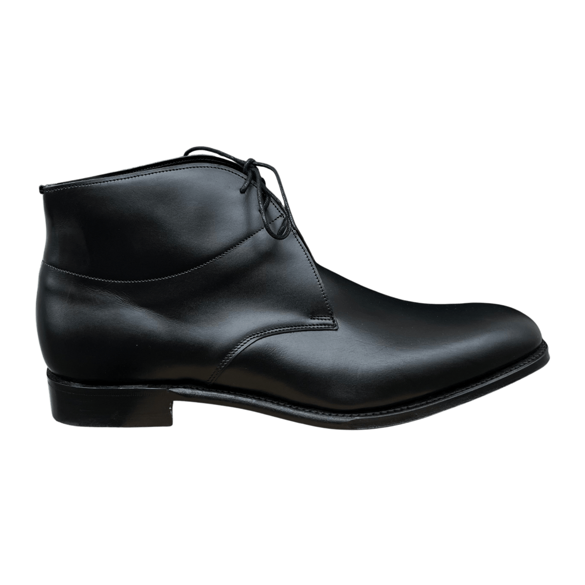 Regent - 'Frank George' Chukka Boot - Black Calf Leather - Regent Tailoring Salisbury