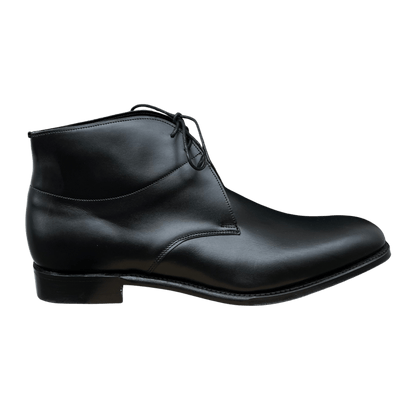 Regent - 'Frank George' Chukka Boot - Black Calf Leather - Regent Tailoring Salisbury