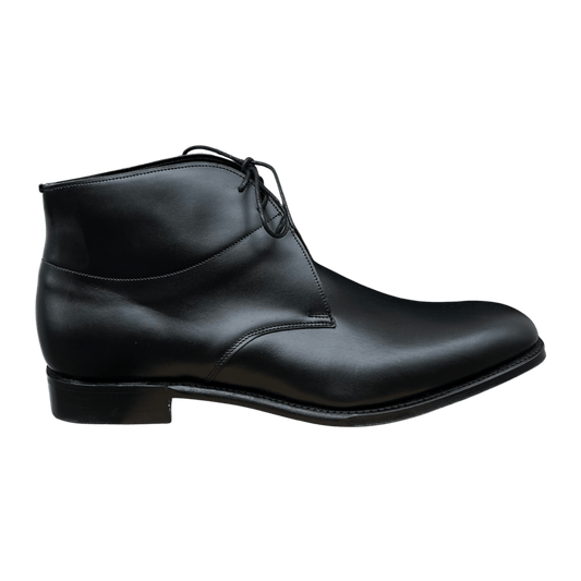 Regent - 'Frank George' Chukka Boot - Black Calf Leather - Regent Tailoring Salisbury