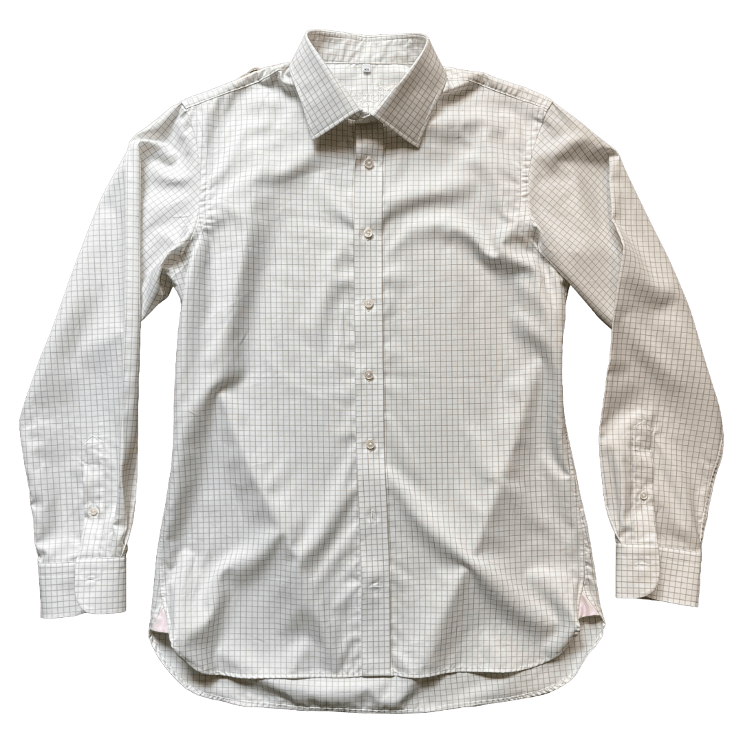 Regent - 'Godfrey' - Twill Shirt - Light Green Check - Regent Tailoring Salisbury
