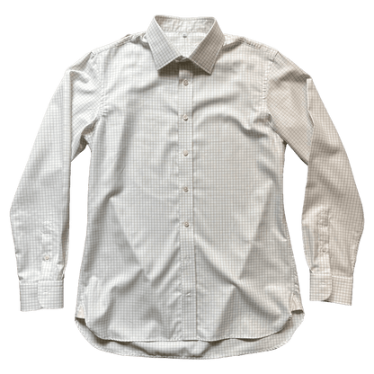 Regent - 'Godfrey' - Twill Shirt - Light Green Check - Regent Tailoring Salisbury
