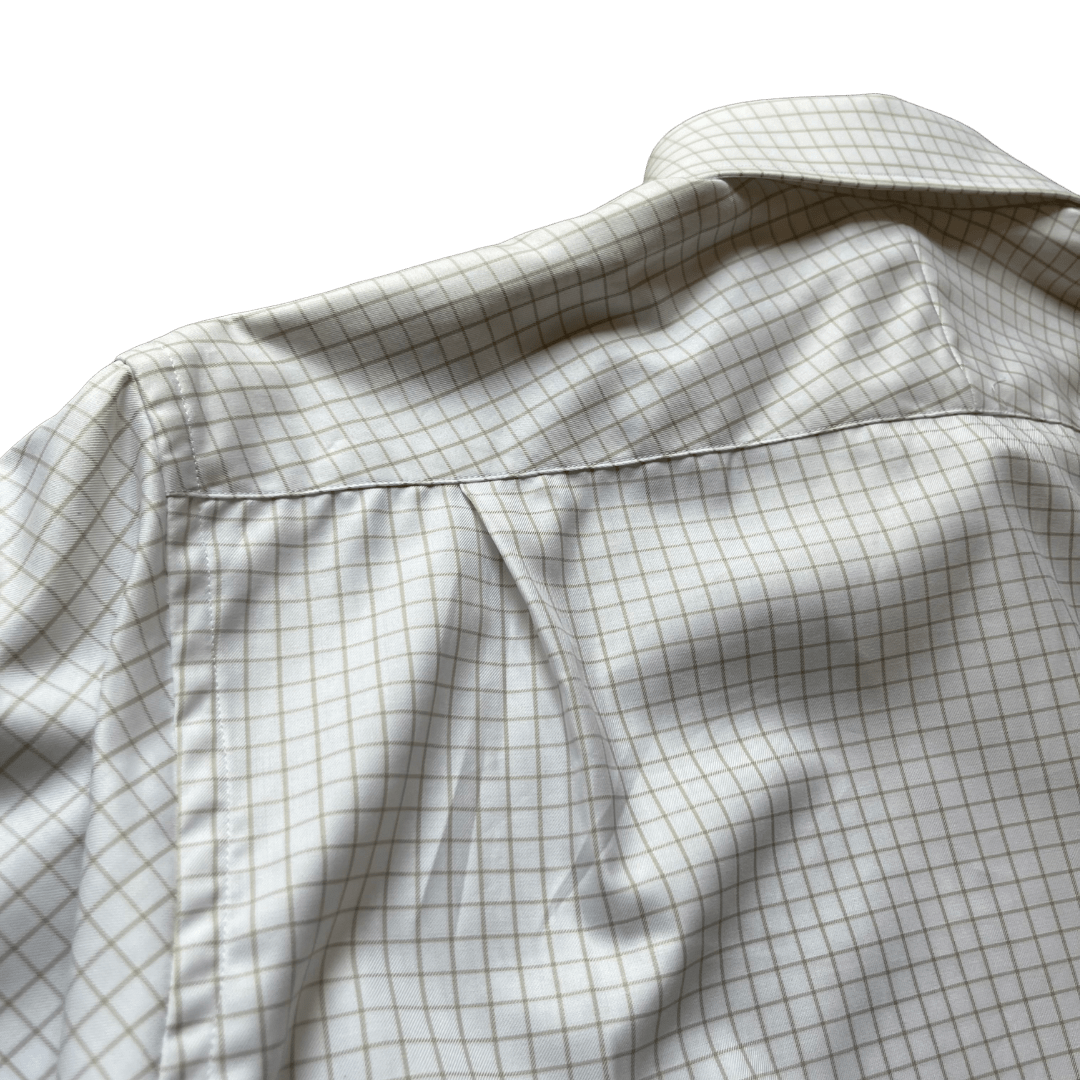 Regent - 'Godfrey' - Twill Shirt - Light Green Check - Regent Tailoring Salisbury
