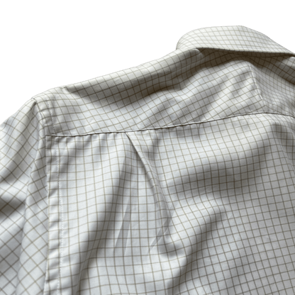 Regent - 'Godfrey' - Twill Shirt - Light Green Check - Regent Tailoring Salisbury
