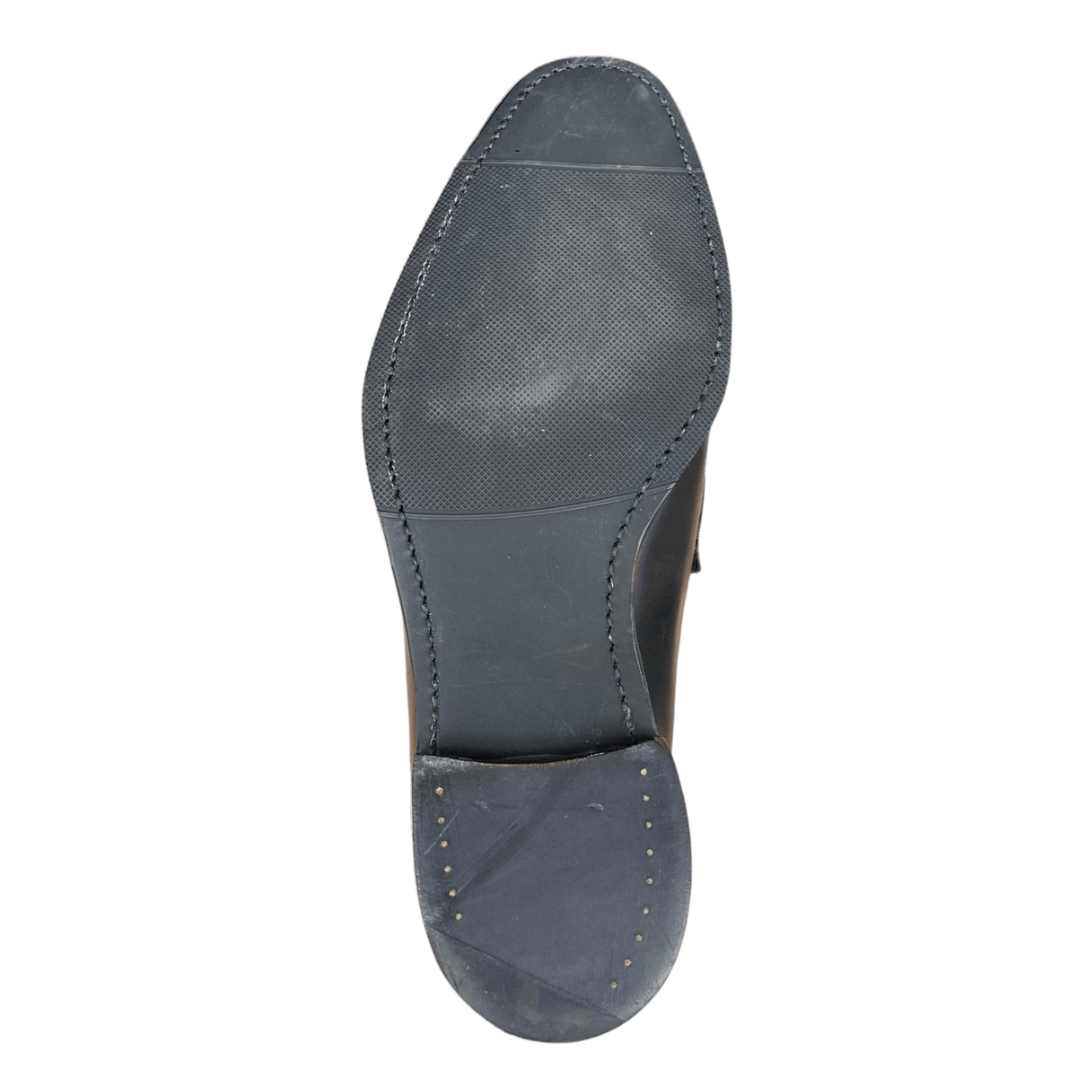 Regent - 'Henry George' Split-Toe Penny Loafer - Black Calf Leather - Regent Tailoring Salisbury