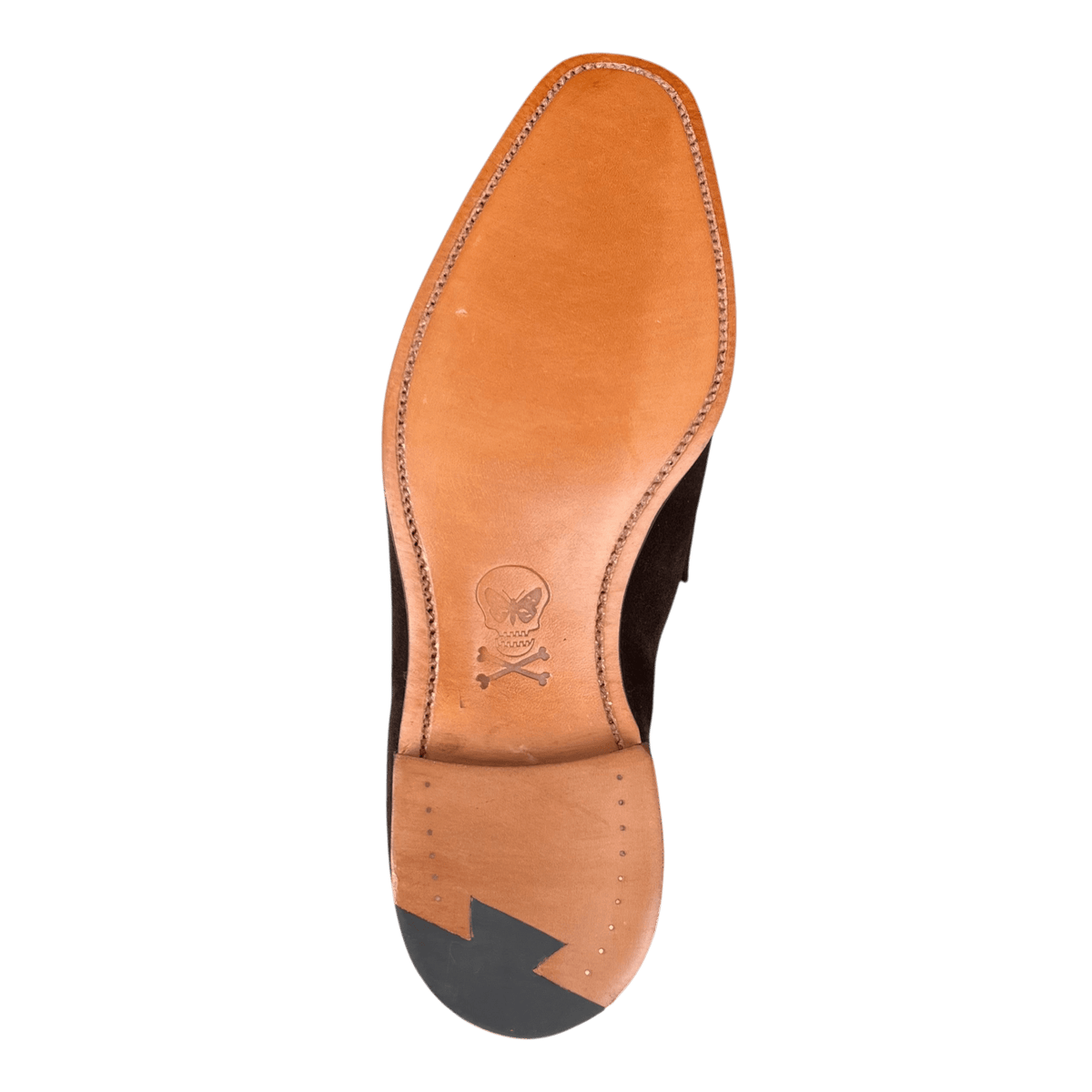 Regent - 'Henry George' Split-Toe Penny Loafer - Plough Suede - Regent Tailoring Salisbury