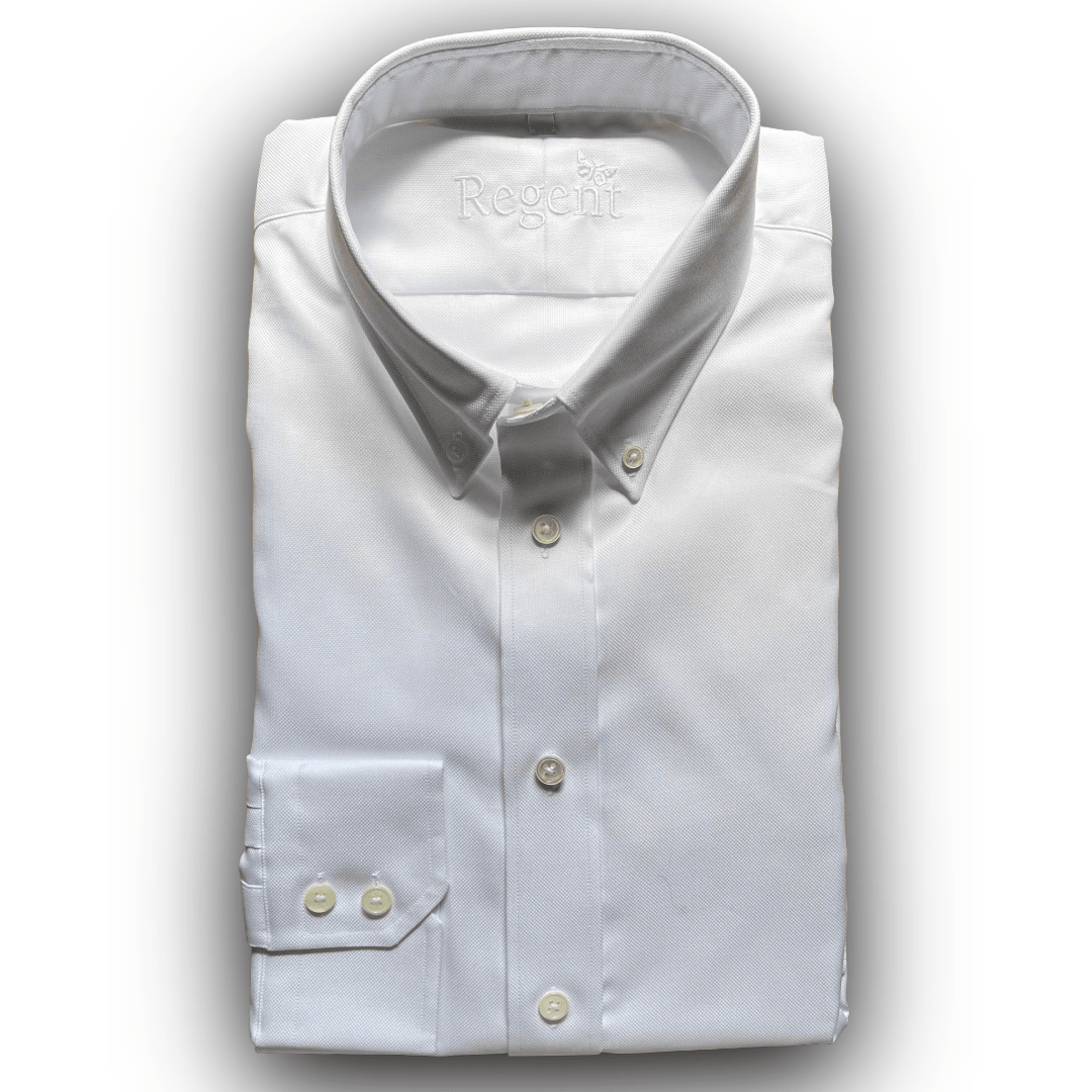 Regent 'Heritage' - Button Down Oxford Shirt - White - Regent TailoringRegent