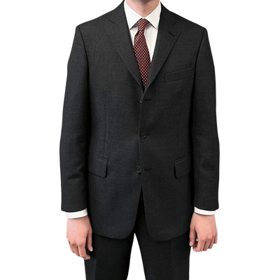 Regent Heritage - 'Charles' Suit - Grey Birdseye Wool 340g - Dugdale Bros.