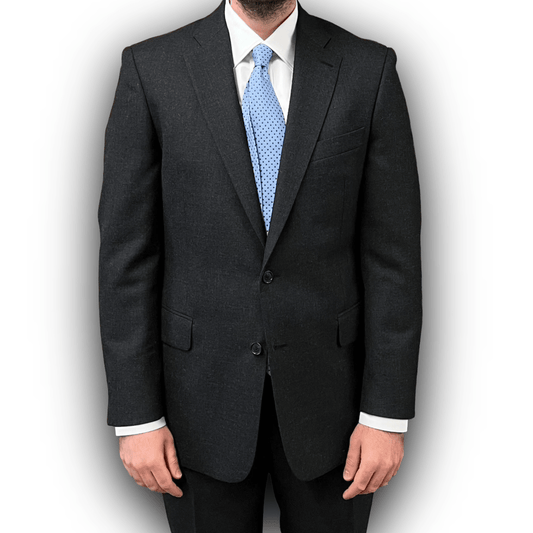 Regent Heritage - 'Gray' Suit - Charcoal Grey Wool 400g - Dugdale Bros. - Regent TailoringRegent