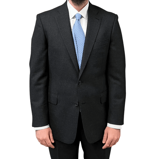 Regent Heritage - 'Gray' Suit - Charcoal Grey Wool 400g - Dugdale Bros. - Regent Tailoring Salisbury