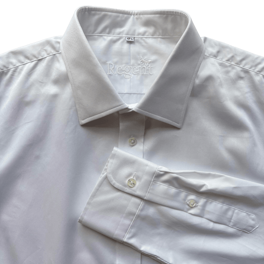 Regent - 'Heritage Kent'- Twill Shirt - White - Regent Tailoring Salisbury