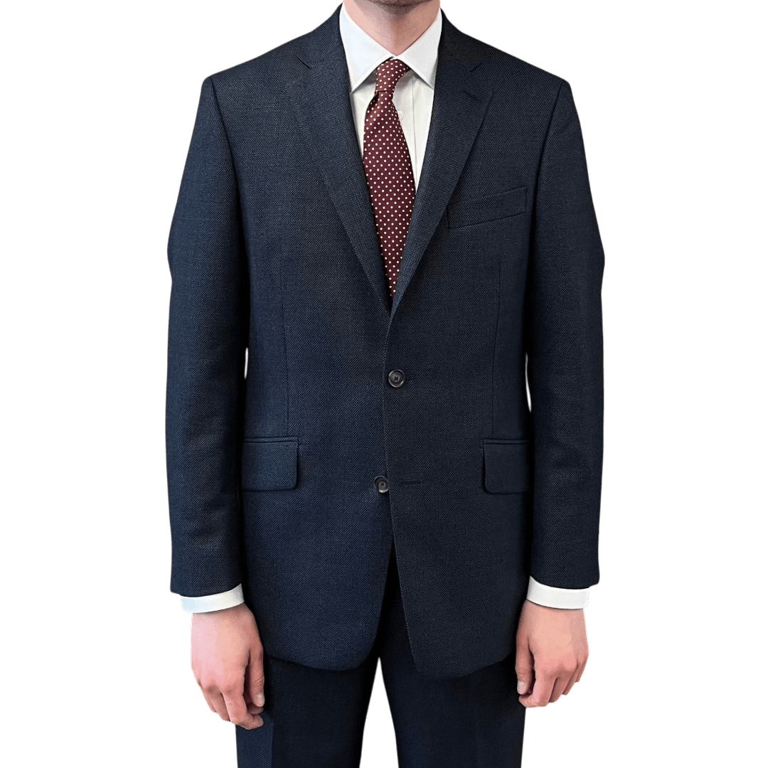 Regent Heritage - 'Kiel' Suit - Royal Blue Birdseye Wool 340g - Dugdale Bros. - Regent Tailoring Salisbury