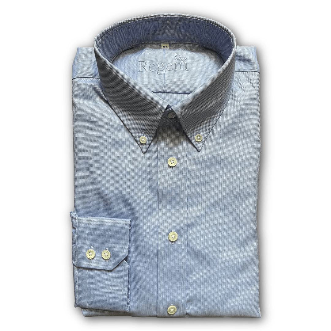 Regent - 'Heritage' - Oxford Button Down - Blue - Regent Tailoring Salisbury