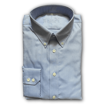 Regent - 'Heritage' - Oxford Button Down - Blue - Regent Tailoring Salisbury