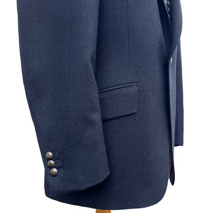 Regent Heritage - 'Sharks Tooth' Jacket - Navy Wool 300g- Dugdale - Regent Tailoring Salisbury