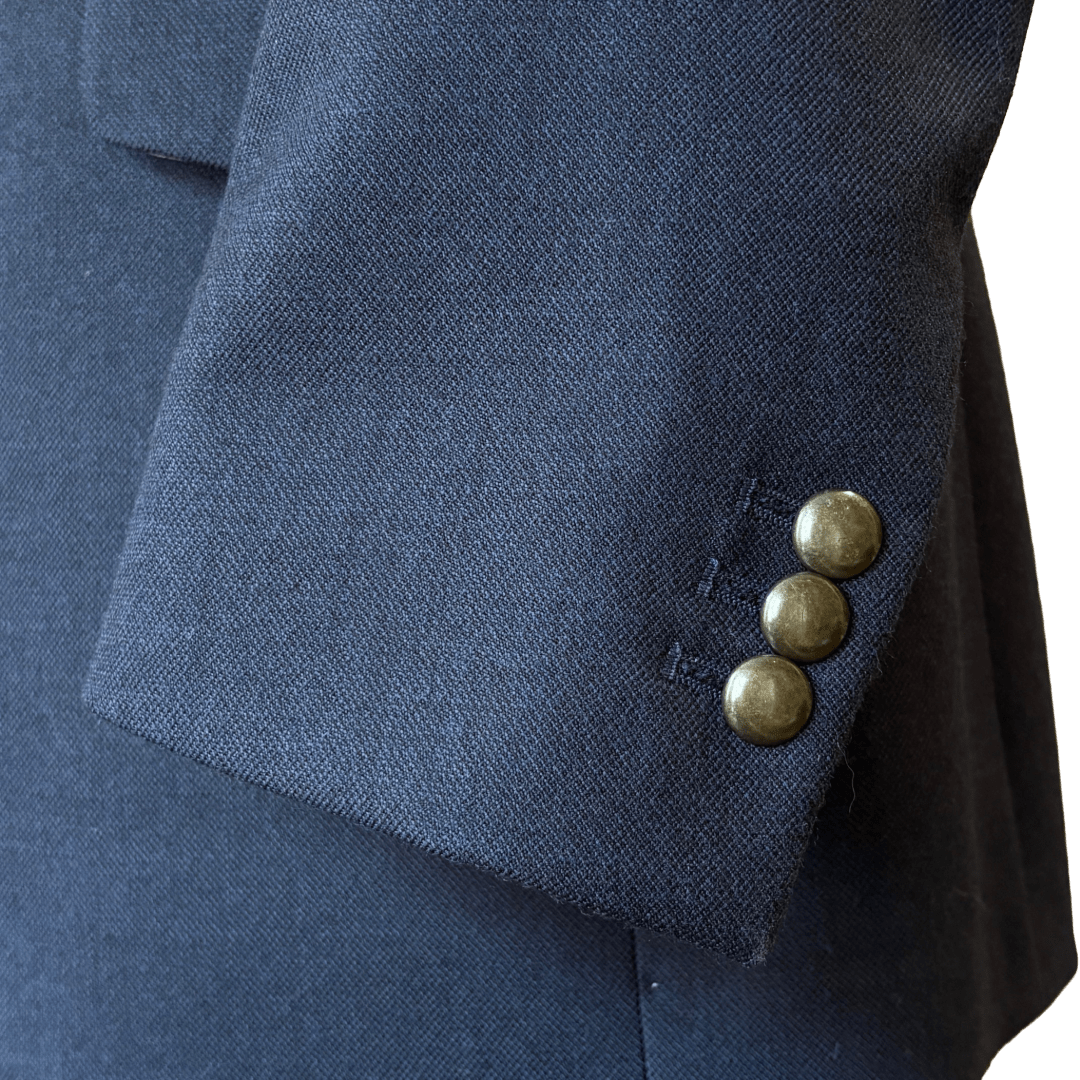 Regent Heritage - 'Sharks Tooth' Jacket - Navy Wool 300g- Dugdale - Regent Tailoring Salisbury
