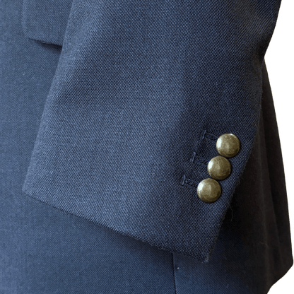 Regent Heritage - 'Sharks Tooth' Jacket - Navy Wool 300g- Dugdale - Regent Tailoring Salisbury