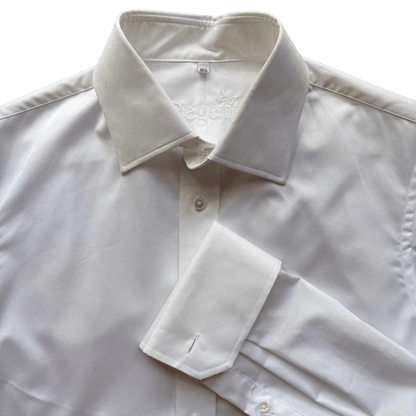 Regent - 'Heritage' - Twill Double Cuff Shirt - White - Regent Tailoring Salisbury