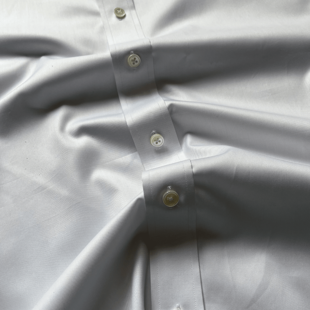 Regent 'Heritage'- Twill Shirt - White - Kent - Regent Tailoring Salisbury