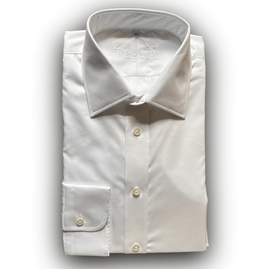 Regent 'Heritage'- Twill Shirt - White - Kent - Regent TailoringRegent