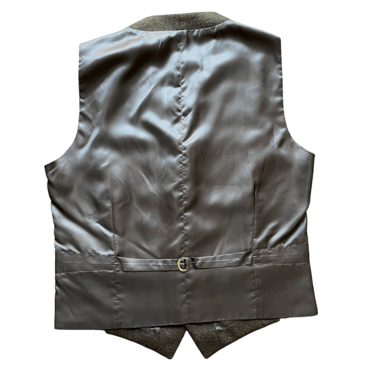 Regent - Hunter Waistcoat – Green Tweed - Regent Tailoring Salisbury