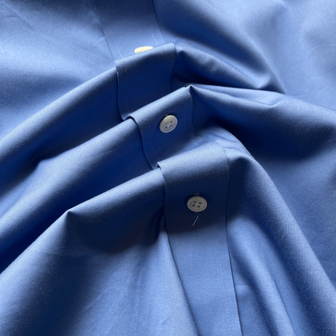 Regent - 'Jasper' - Twill Shirt - Classic Blue - Regent Tailoring Salisbury