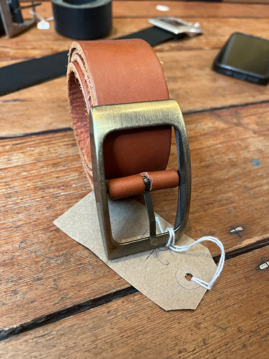Regent - Jean-Belt - Leather - Tan - Regent Tailoring Salisbury