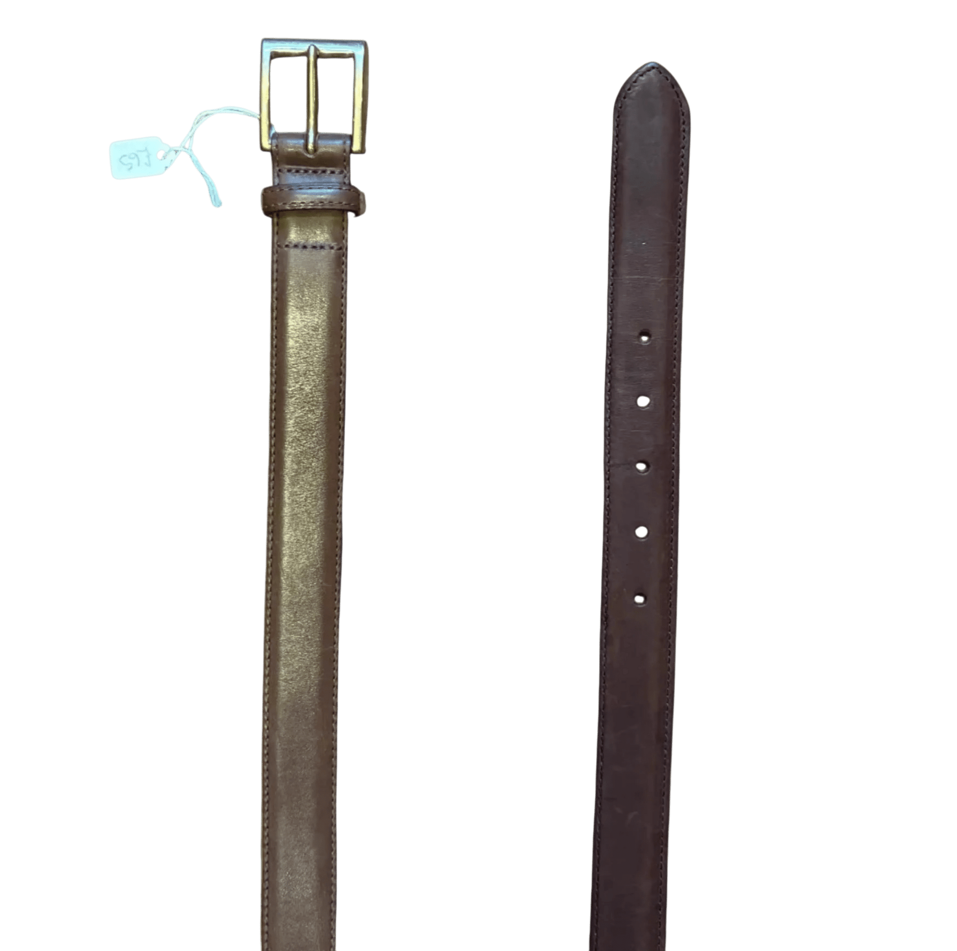 Regent- Leather Belt- Brown - Regent Tailoring Salisbury