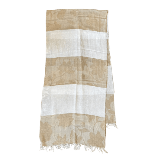 Regent - Lightweight Scarf - Floral Textured - Regent Tailoring Salisbury