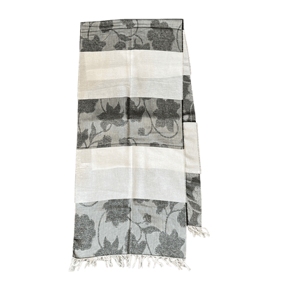 Regent - Lightweight Scarf - Floral Textured - Regent Tailoring Salisbury
