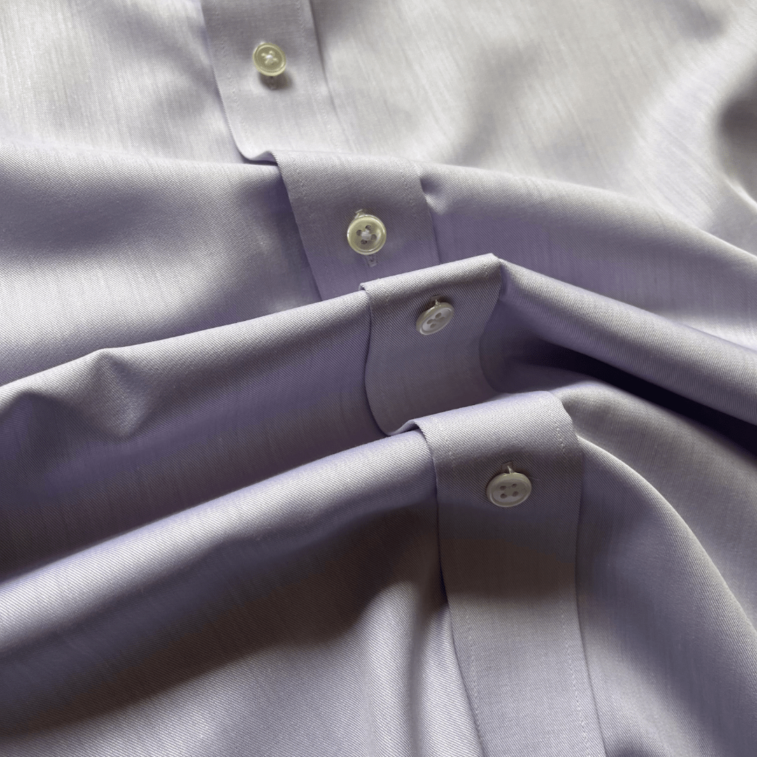 Regent - 'Lubber' - Twill Shirt - Lilac - Regent Tailoring Salisbury
