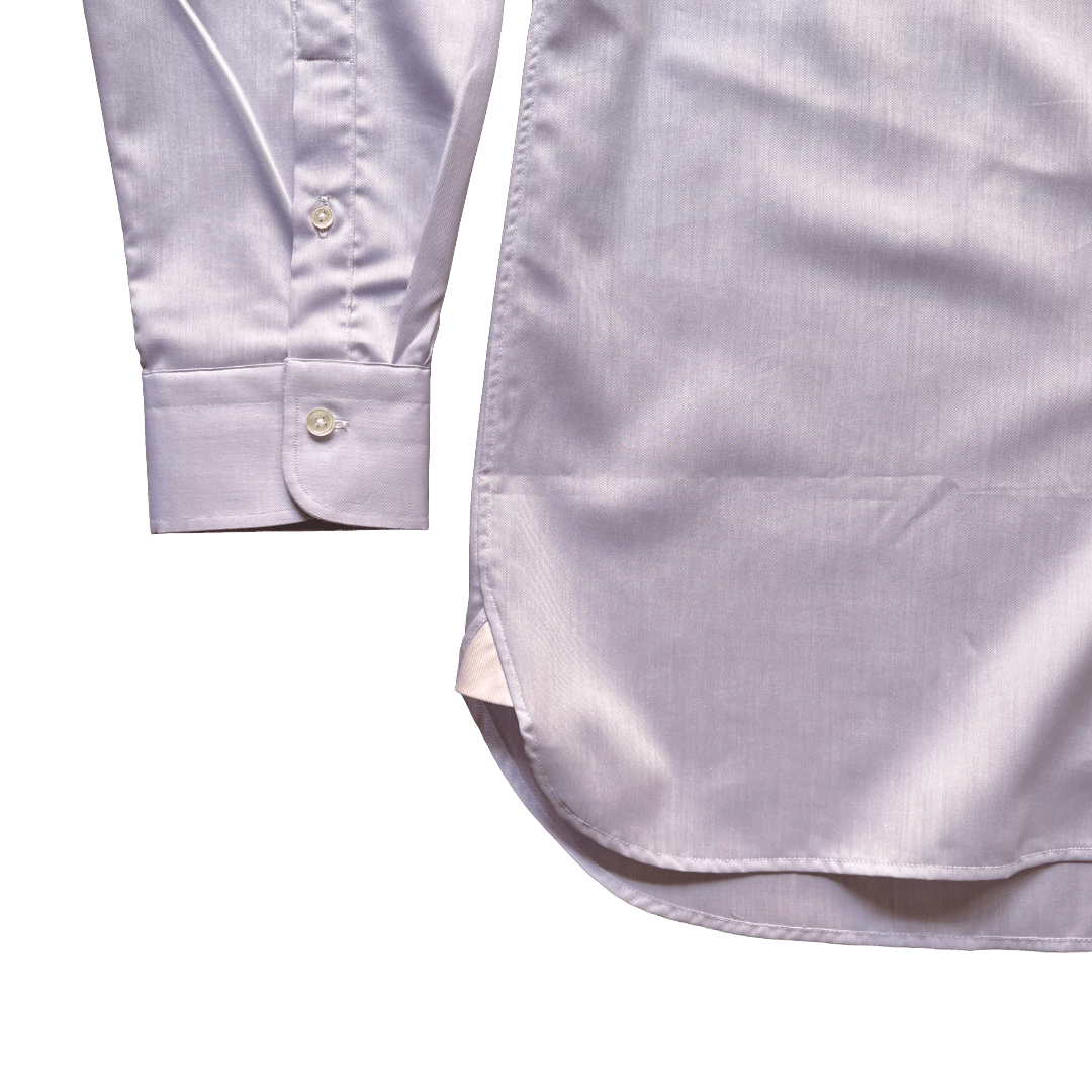 Regent - 'Lubber' - Twill Shirt - Lilac - Regent Tailoring Salisbury