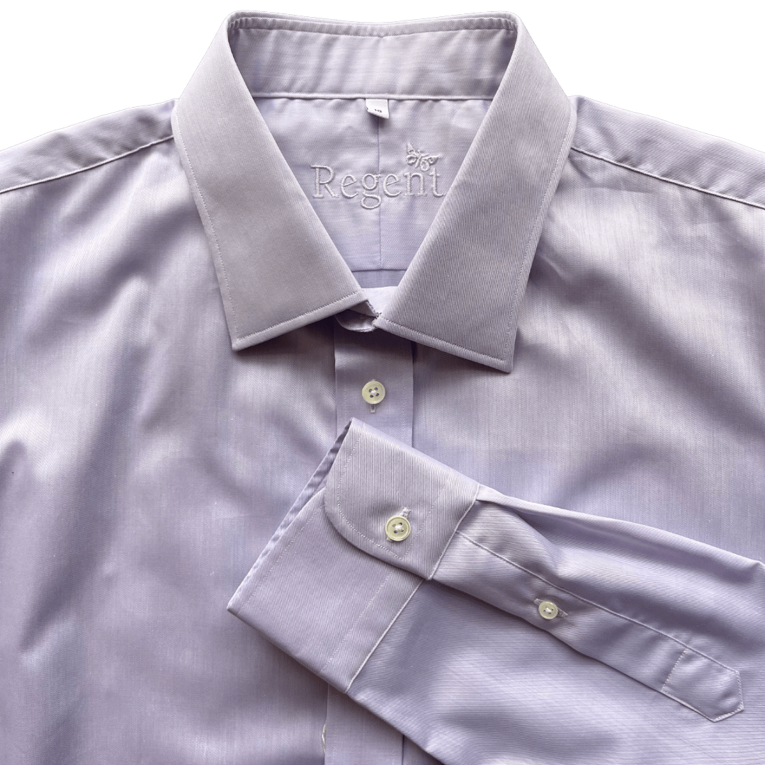 Regent - 'Lubber' - Twill Shirt - Lilac - Regent Tailoring Salisbury
