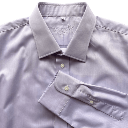 Regent - 'Lubber' - Twill Shirt - Lilac - Regent Tailoring Salisbury